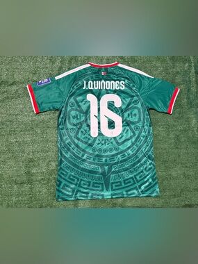 Julian Quiñones #16 Mexico Home Jersey 26/27